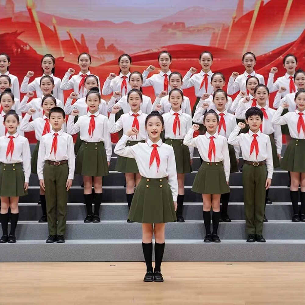 儿童合唱团演出服男女童