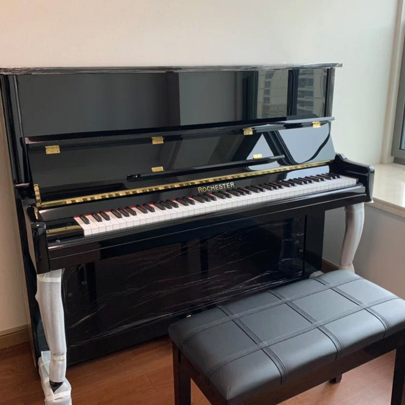 钢琴家用罗切斯特进口实木立式钢琴全新初学者专业演奏考级真钢琴