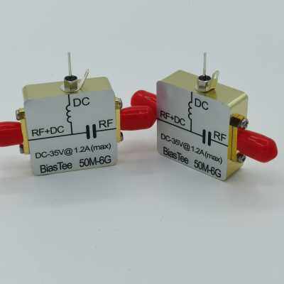 新款射频馈电盒 偏置器 通信隔直 同轴馈电 射频隔直 50M6GHz 低