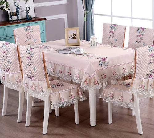 萝大搬（LUODABAN）桌布布艺欧式餐桌布椅套椅垫套装茶几长方形椅