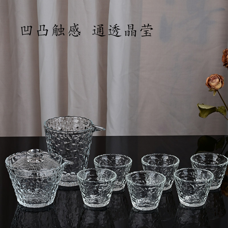 玻璃盖碗大号茶碗不烫手单个防烫图片