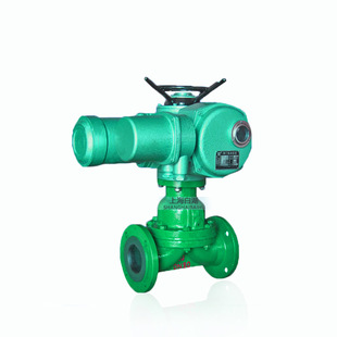 电动衬氟隔膜阀 10耐腐隔膜阀 电动隔膜阀 G941F46 白湖