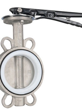 D71F-16P 304全不锈钢对夹式蝶阀四氟蝶阀DN50 65 80 100 150 200