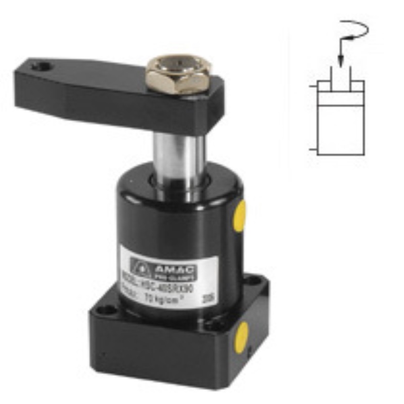 转角气缸 薄型缸 杠杆缸 支撑缸 夹紧器 产自台湾联 质保三年