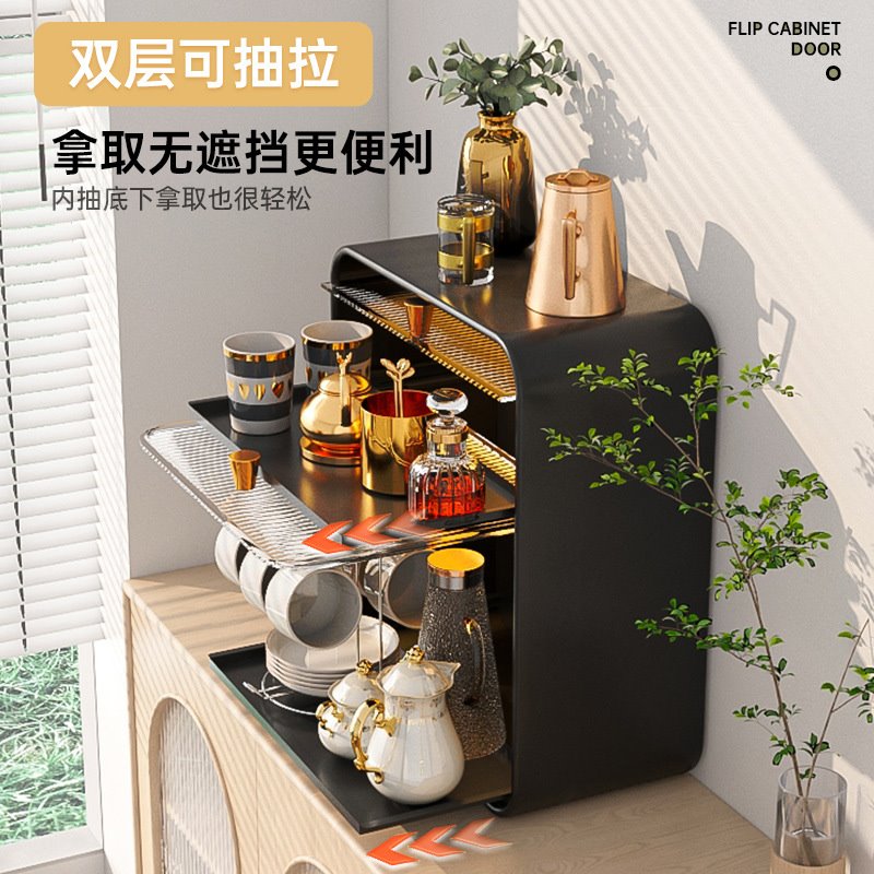 ZQ防尘杯子收纳置物架沥水杯架桌面客厅办公室橱柜放咖啡玻璃杯架