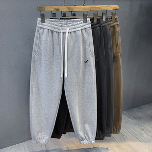 男士 宽松休闲长裤 春秋款 美式 子 卫裤 专柜高品质亲肤舒适束脚运动裤