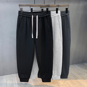 子男款 秋冬款 2025新束脚裤 宽松潮流休闲运动长裤 百搭加绒卫裤 男士