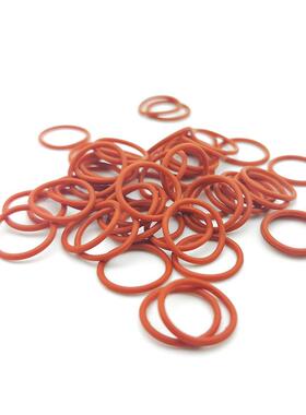 红色硅胶O圈外径13 14 15 16 17 18 19 20 21 22 23 24 25线径2mm