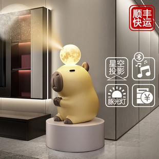 卡皮巴拉大型水豚摆件落地电视柜旁客厅卧室装饰品乔迁之喜送家人