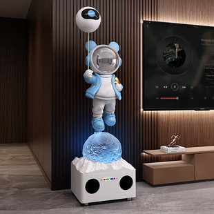 卡通宇航员太空人落地摆件客厅装饰品创意科幻风家居摆设乔迁好礼
