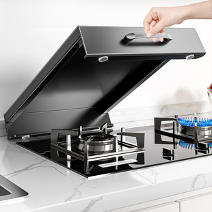 厨房燃气灶盖板置物架台面煤气灶遮挡保护罩电磁炉挡板托锅底座架