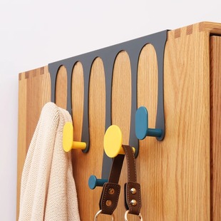 衣柜外侧面挂架高级感直角挂钩柜子挂衣架免打孔门后挂衣钩置物架