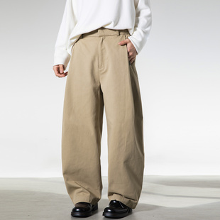 设计感百搭裤 2026新款 宽松简约长裤 子 老钱风阔腿休闲西裤 OFF