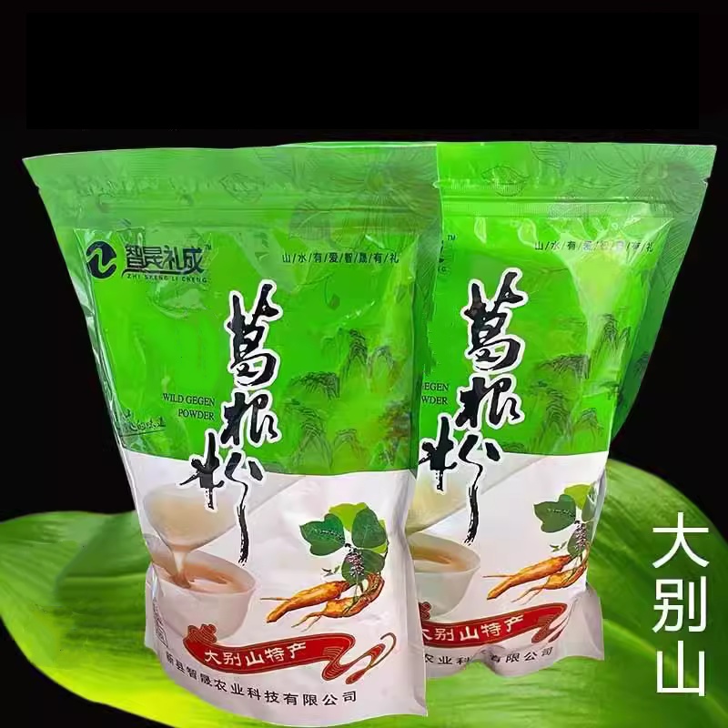 河南信阳葛粉大别山产地新县土特产正宗柴根粉葛根粉