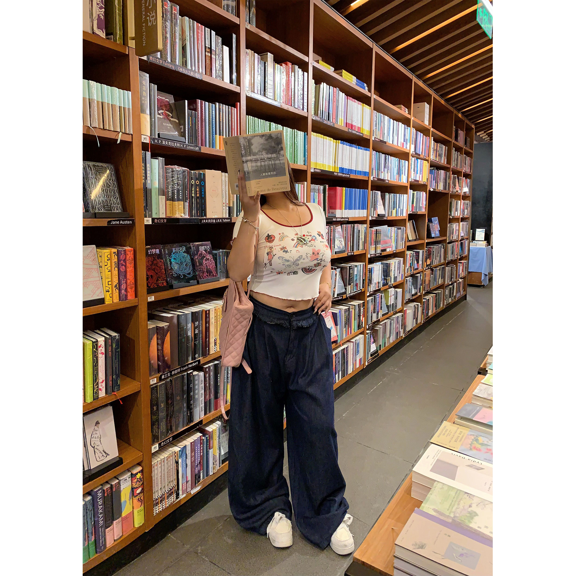 南黑微胖复古显瘦直筒牛仔裤女夏季薄款大码时尚潮流胖mm百搭裤子