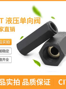 CIT直通止逆阀CIT-02/03/04/06/08 高压液压油压止回阀管式止逆阀