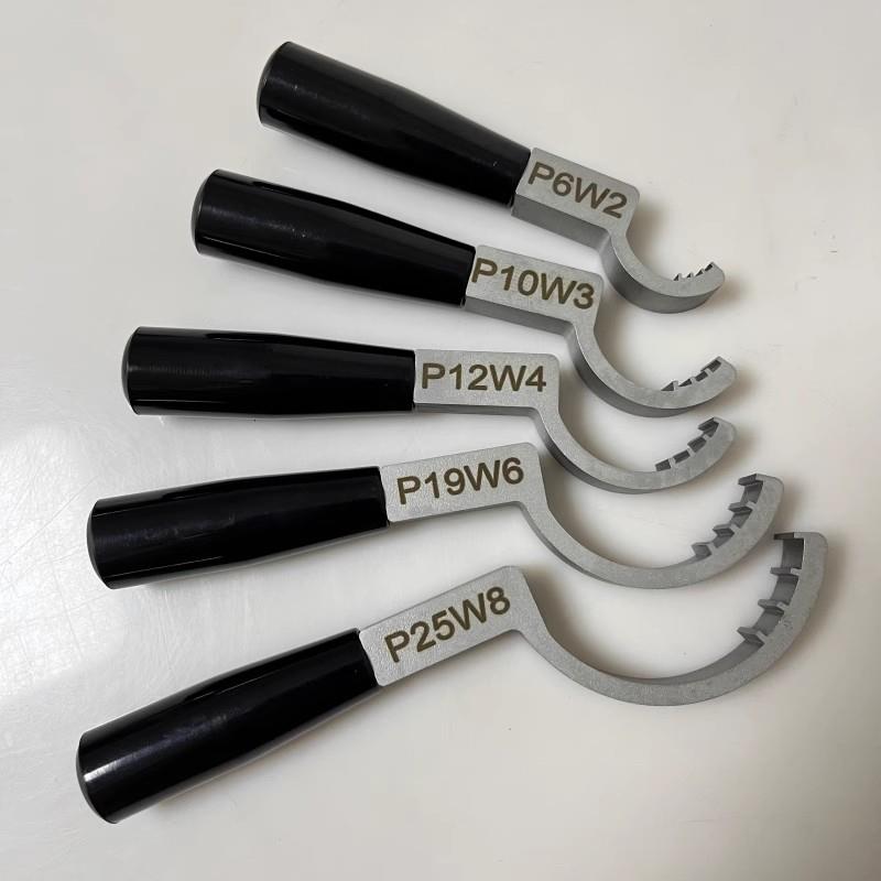 Pillar接头扳手不锈钢扳手PFA螺母扳手P6W2 P10W3 P12W4 P19W6 W8