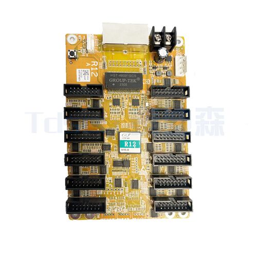 凯视达G612c/R12新款金卡接收卡12口带9万点32扫全彩led显示屏