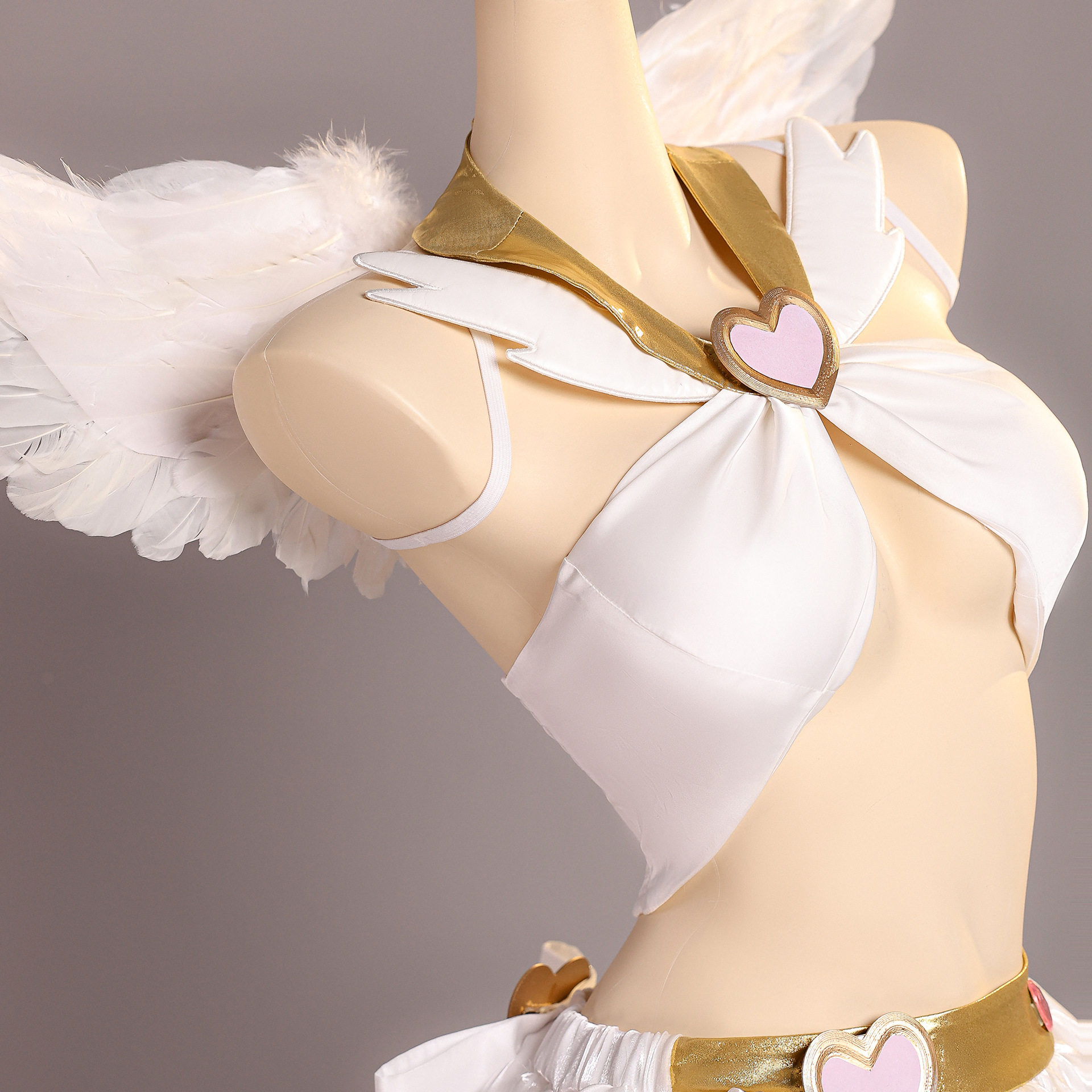 北水商贸潘迪史朵巾cos服装动漫吊带袜天使P姐S妹cosplay全套图片