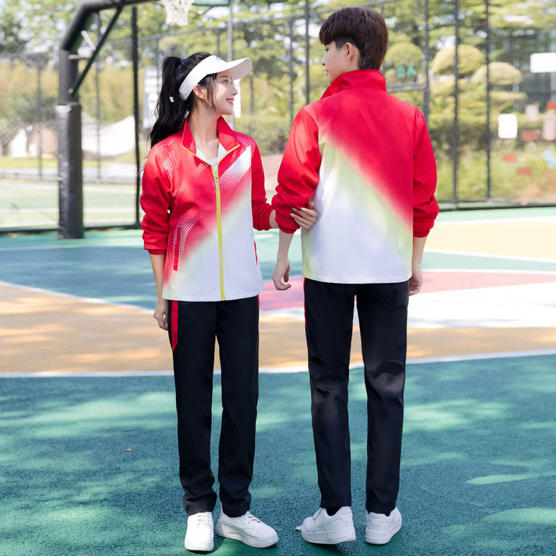 广场舞运动套装男女春秋运动服中小学生校服活动班服团体服装
