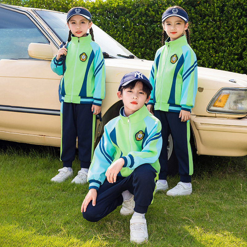 幼儿园园服秋装棒球服套装三件套春秋季校服一年级小学生班服夏装