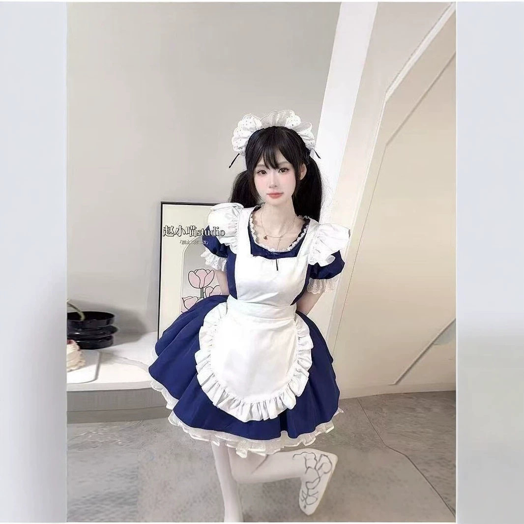 甜美天使日系可爱女仆装洛丽塔连衣裙软妹cosplay 动漫服装女佣裙