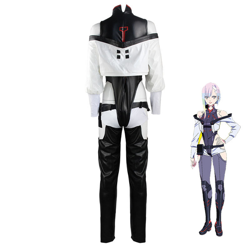 赛博朋克露西cos服 边缘行者2077衣服Lucy服装跑手假发赛博浪客女