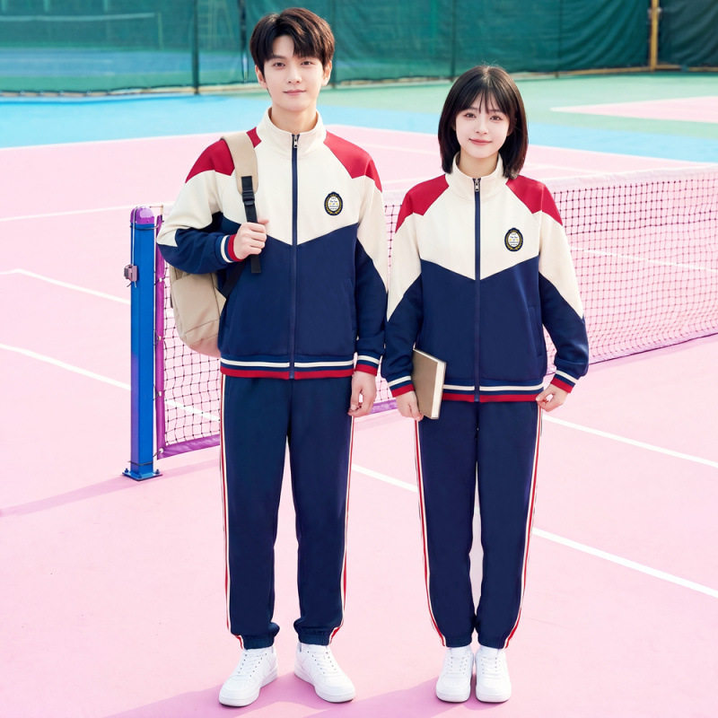 2026已出货 情侣装三件套学院风初高中学生班服运动会套装校服