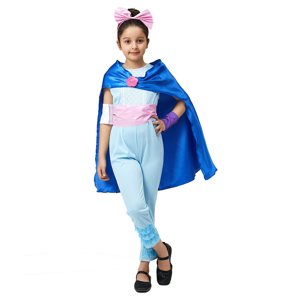 牧羊女波比Bo Peep 儿童女孩电影人物装扮万圣节演出服装