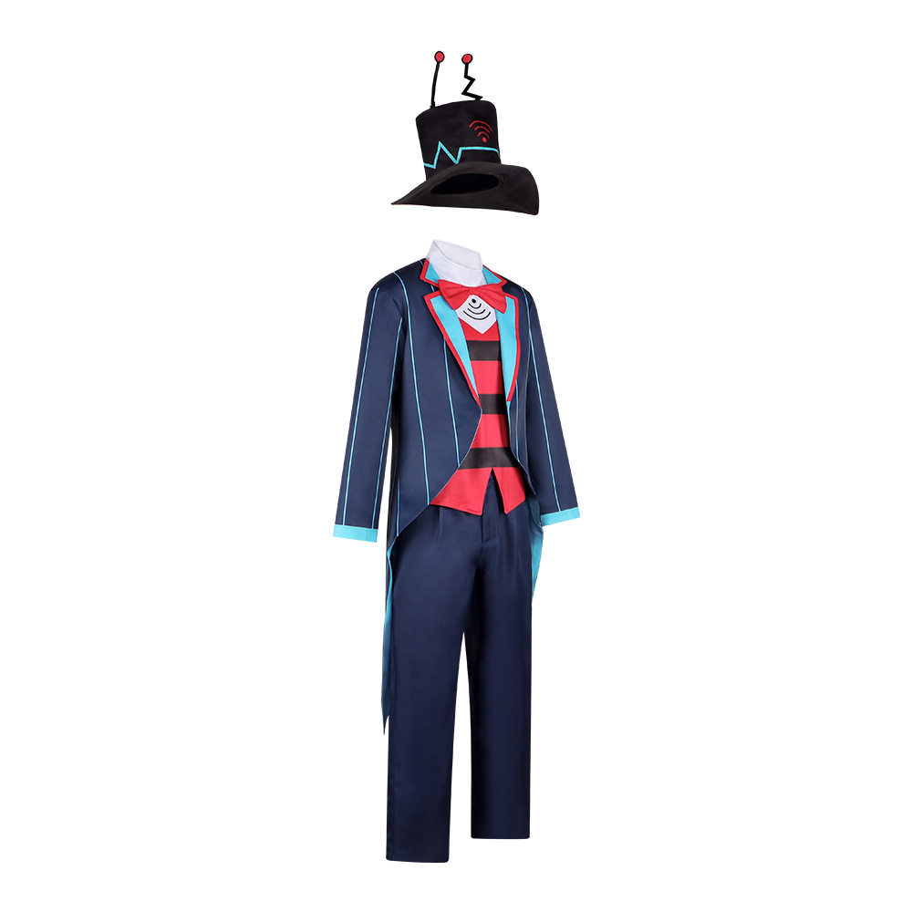 地狱客栈2cos服电视机恶魔VOX沃克斯动漫搞怪服cosplay万圣节服装