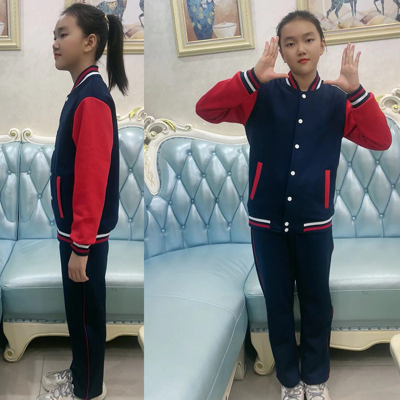 小学生校服春秋装幼儿园园服儿童班服套装一二六年级英伦风三件套
