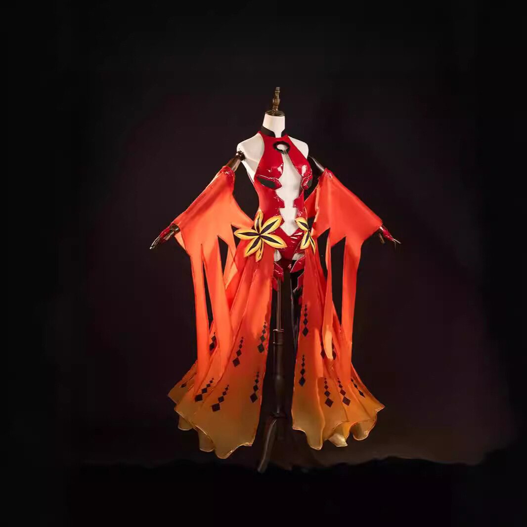 楪祈金鱼装罪恶王冠egoist红色战斗服cosplay服装