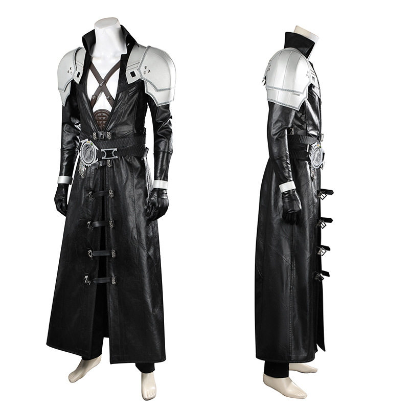 最终幻想VII:重生cosplay萨菲罗斯皮质外套cos服装配饰游戏套装