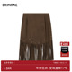 法式 ERINRAE冬季 新品 复古麂皮流苏半裙摩登柔软半身裙EH422283PL