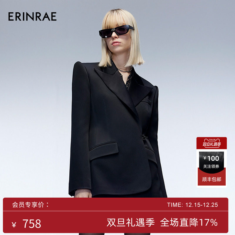 黑色礼服西装ERINRAE时尚