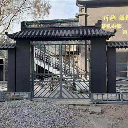 双面一体墙头瓦37墙围墙压顶装饰盖帽塑料琉璃瓦院墙仿古树脂瓦片