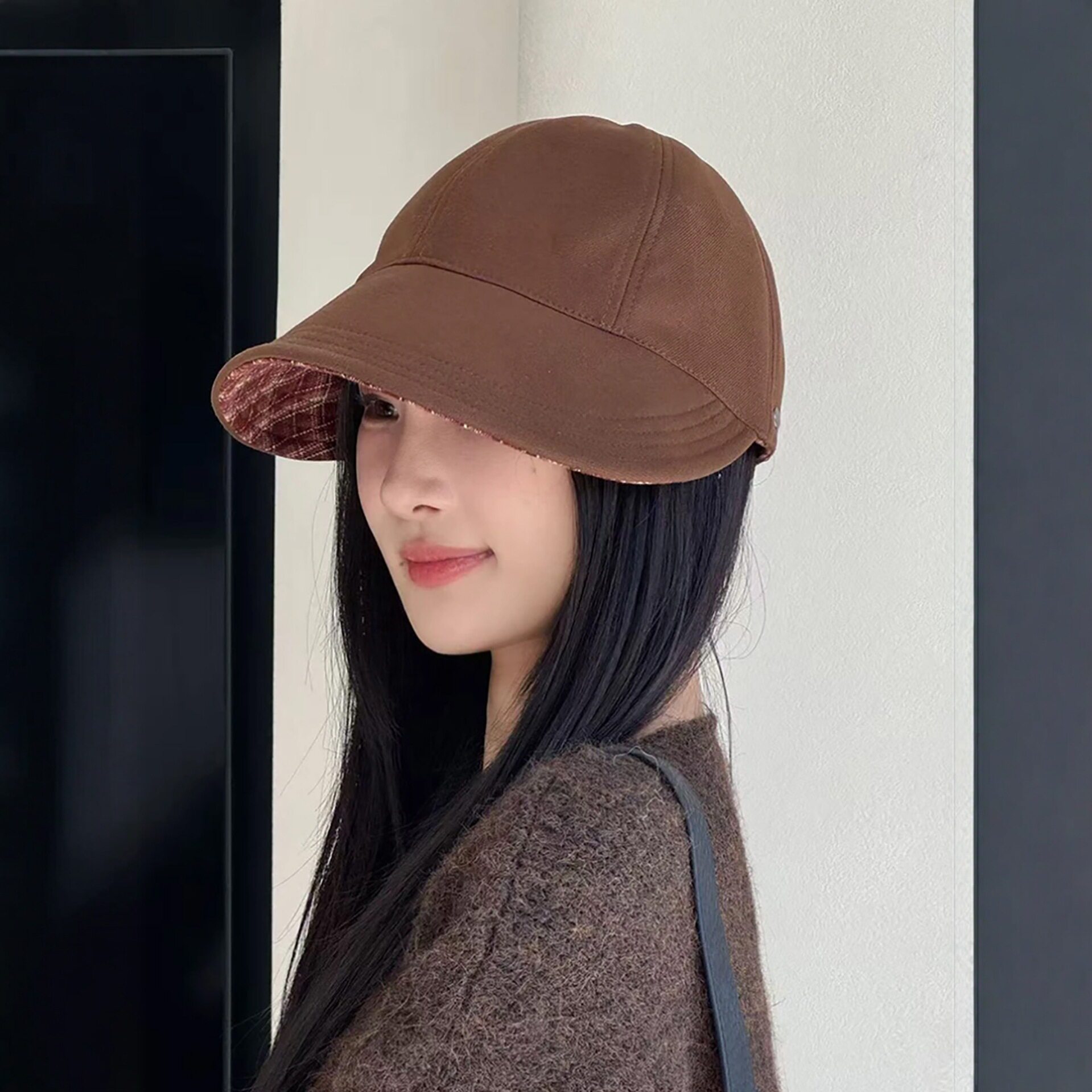 帽子女款2025新款女秋冬季灯芯绒