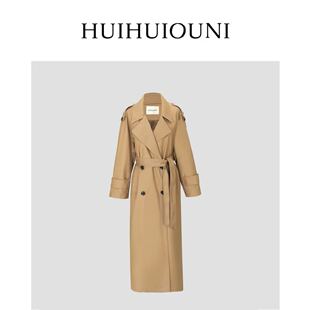 慧慧欧尼 营造秋季氛围感 Designer新款高级宽松简约风风衣