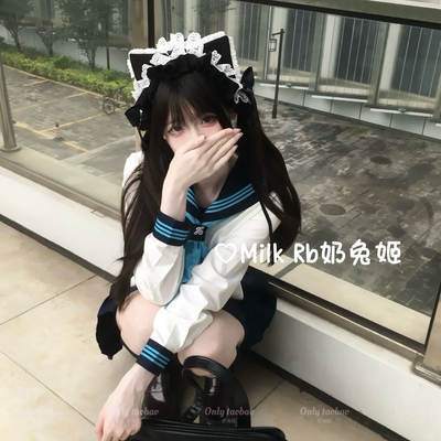 奶兔姬*喵喵茶会/ 可爱猫耳发带蕾丝洛丽塔手作头饰万圣节发饰