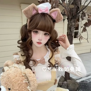 奶兔姬*厨师小狗/ 原创洛丽塔犬耳发箍游乐园厨师头箍日系doll感