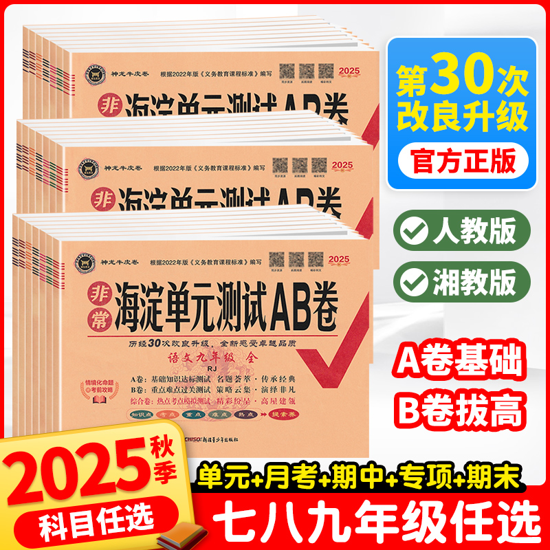 2025海淀单元测试AB卷七年级下册