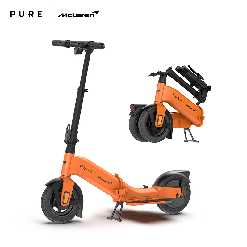 pure迈凯伦电动滑板车可折叠成人