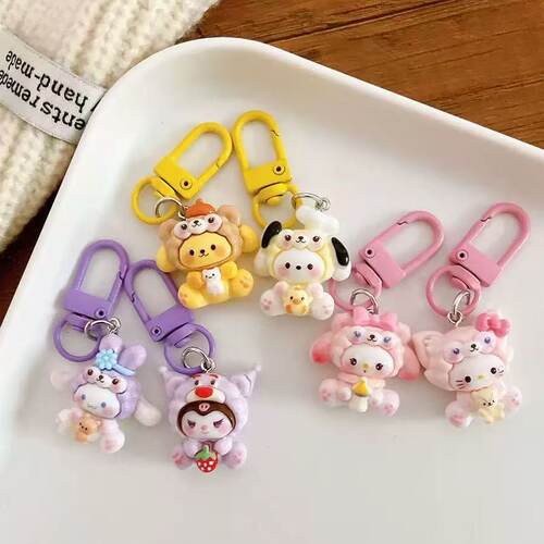 可爱卡通钥匙扣学生书包