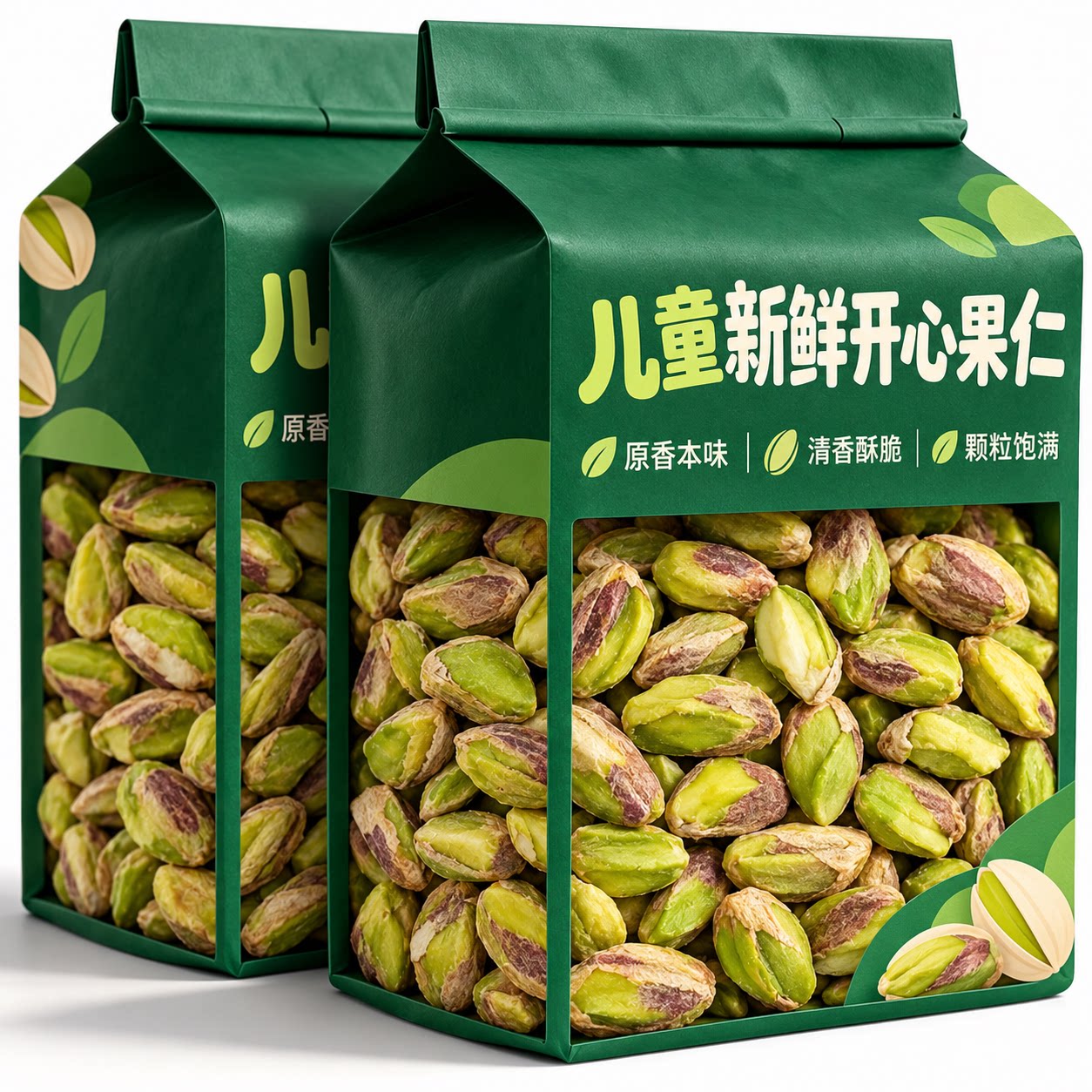 新鲜开心果仁官方旗舰店原味特级2026新货大颗粒儿童营养坚果仁