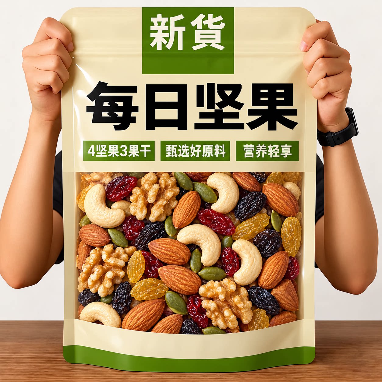 天猫甄选！坚果每日一包独立包装每日坚果官方旗舰店正品孕妇健康