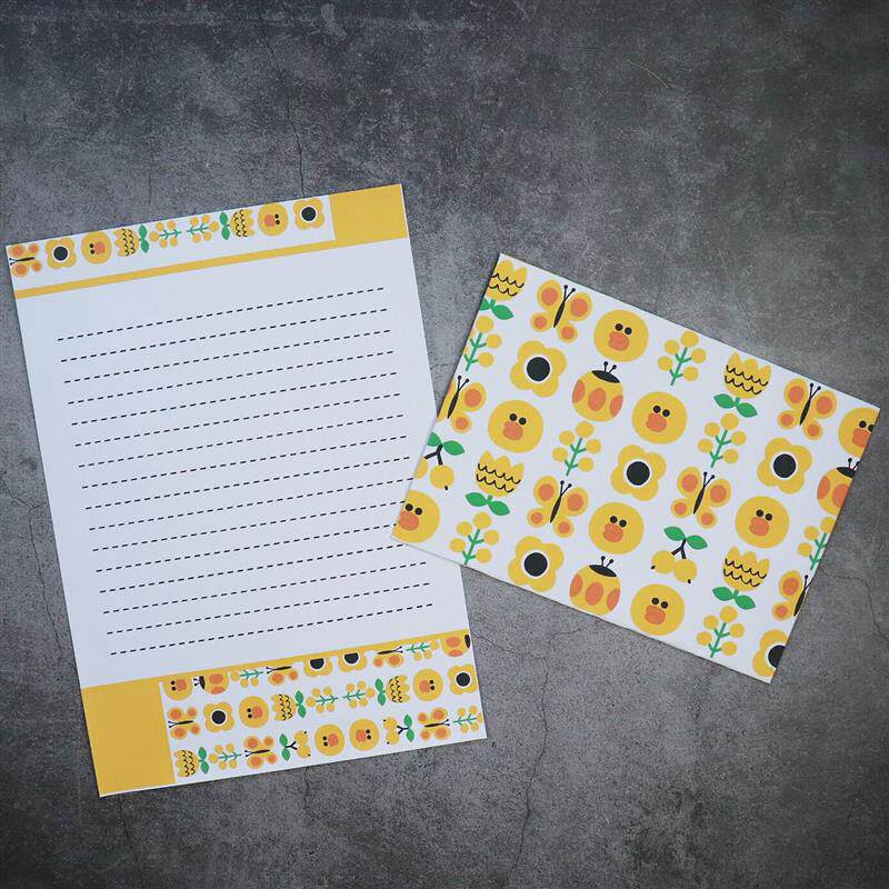 繁花日式创意简约信纸信封套装文艺小清新信笺唯美情书写信纸包邮