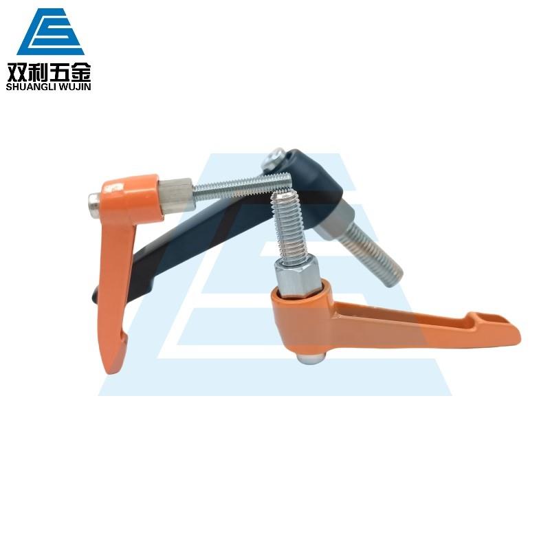 锌合金不锈钢7型调整式固定把手可调锁紧定位锌合金手柄螺丝81012