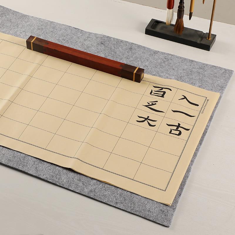 加厚书画毛毡垫 毛笔字书法垫桌布专用毯子 毡子练字黑色白色灰色