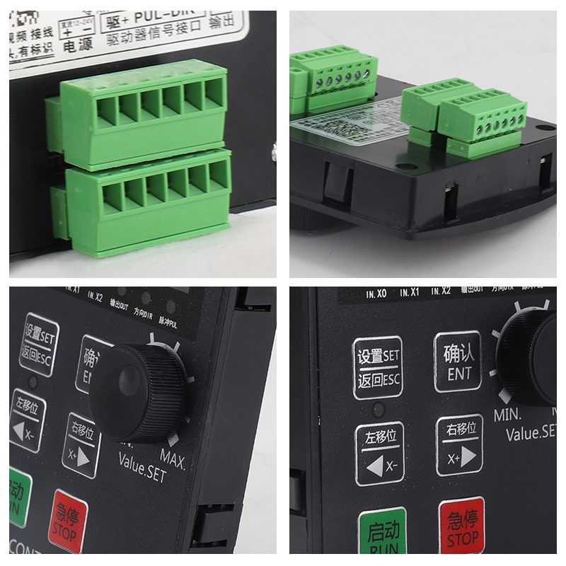 伺服步进电机控制器脉冲调速器HF020正反转定位角度圈数控制24VDC