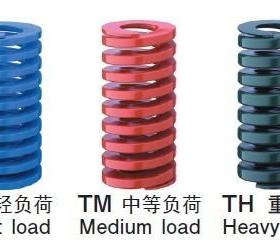 模具日标式短距弹黄矩形蓝色TL压缩回位弹簧外径3035/40/50/60/70